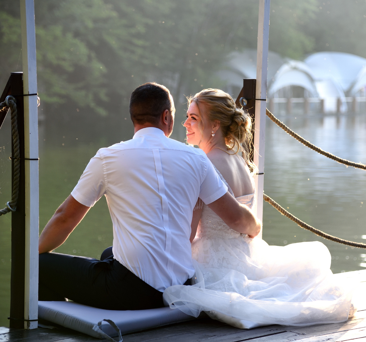 Моя репортажная съёмка свадьбы одной прекрасной пары. Место съемки с. Верхнерусское, гостевой коттедж "Папин Дом".