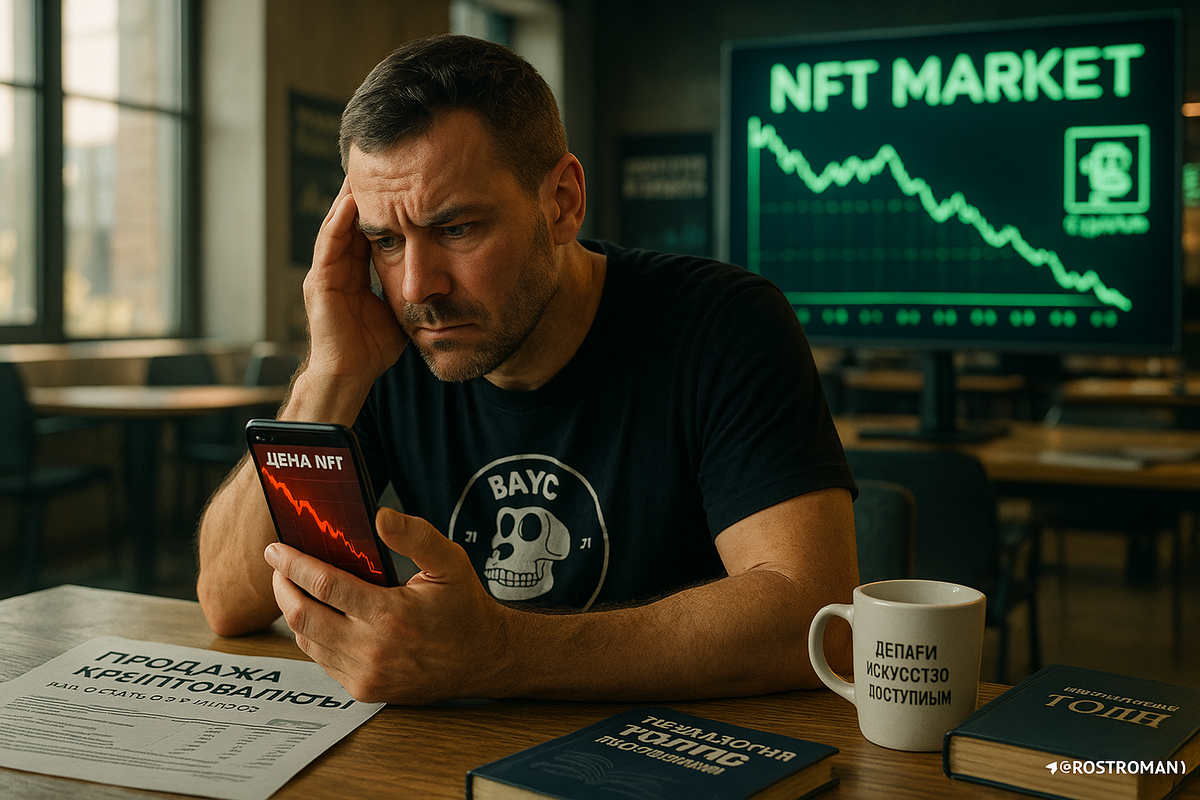    NFT: почему стадность обернулась крахом и кто реально заработал на падении рынка РоСТ | Роман о Системном Трейдинге