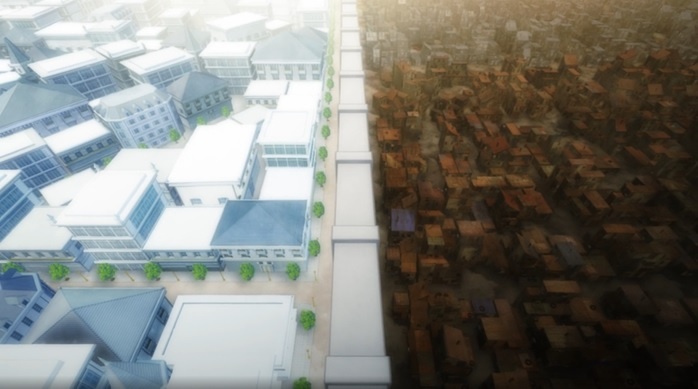 Часто сословия разделяет забор...