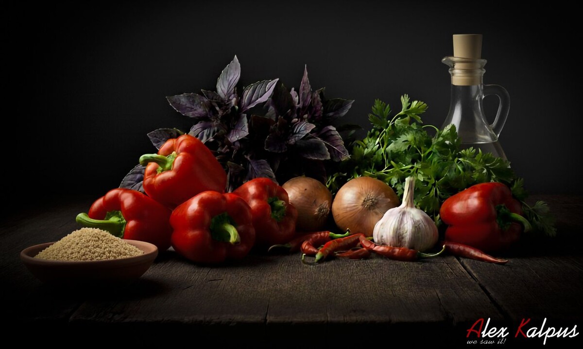 Грузинский домашний рецепт перца с грецкими орехами