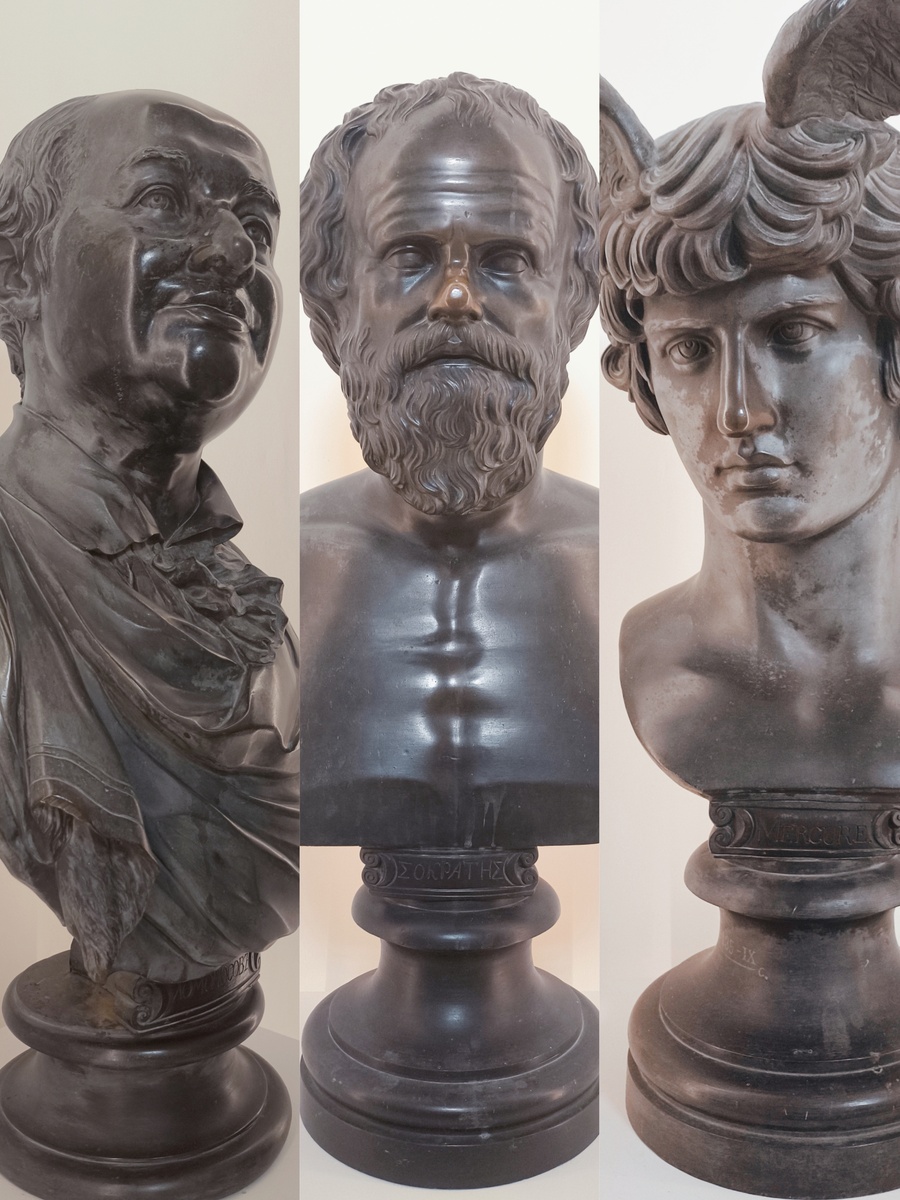 Ломоносов, Сократ, Антимоний в образе Меркурия