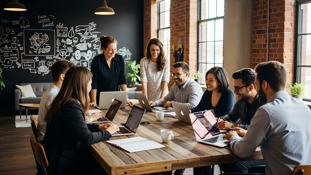 офис-кофейню, пространство в духе лучших коворкингов