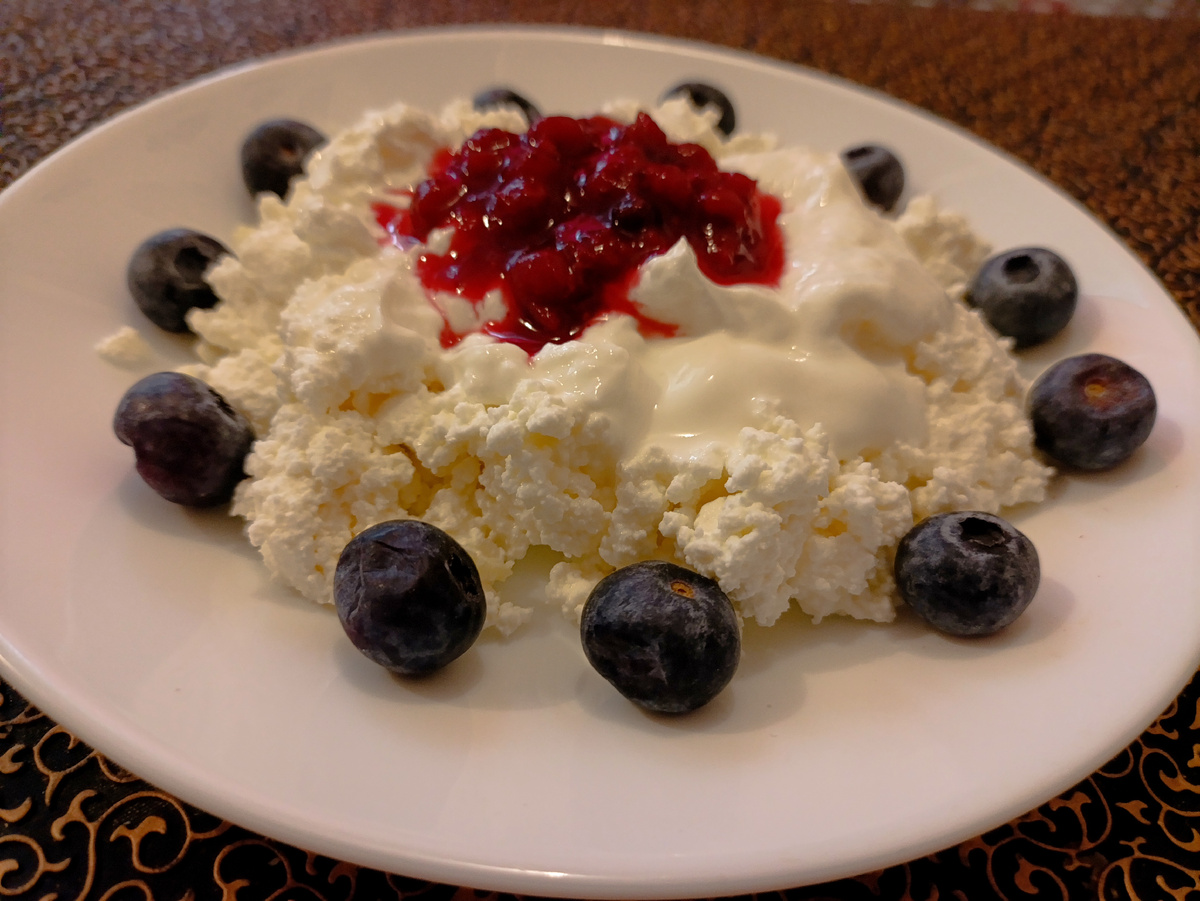 Второй прием пищи. 