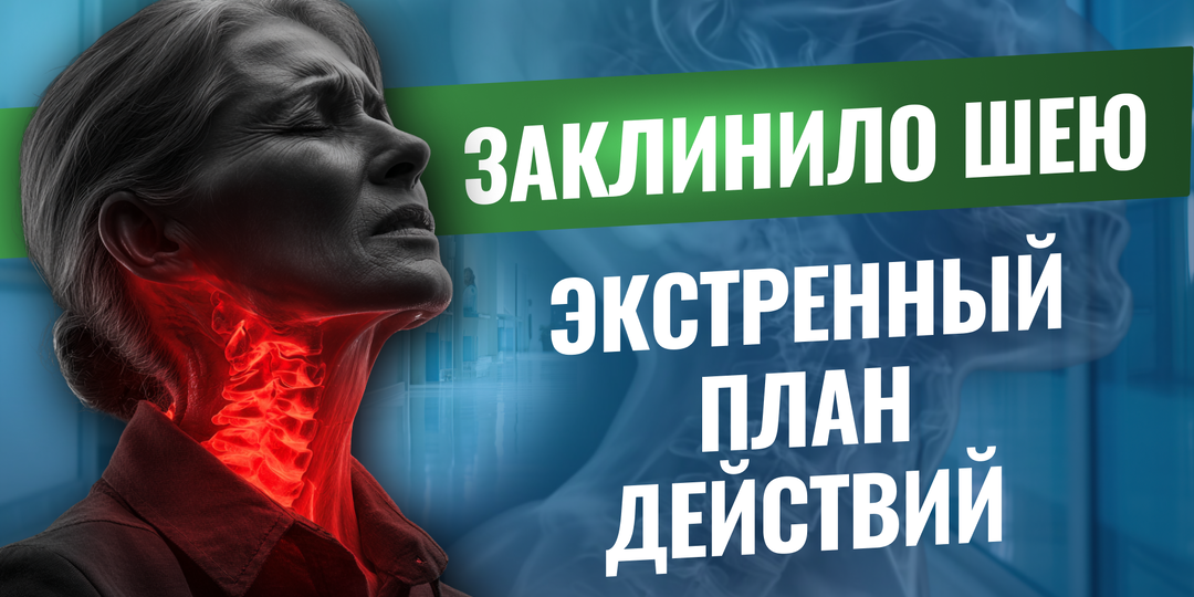 Заклинило шею — что делать? Пошаговый план действий.