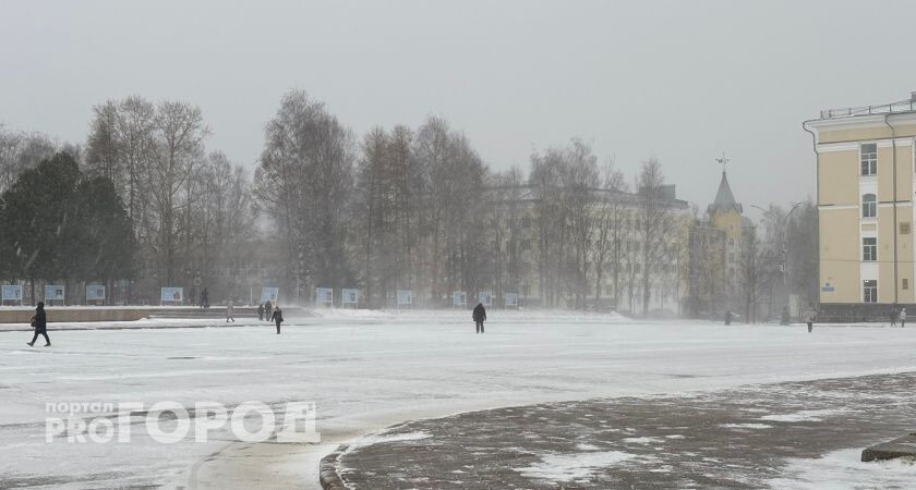    В Коми объявили штормовое предупреждение: север региона накроют сильные снегопады