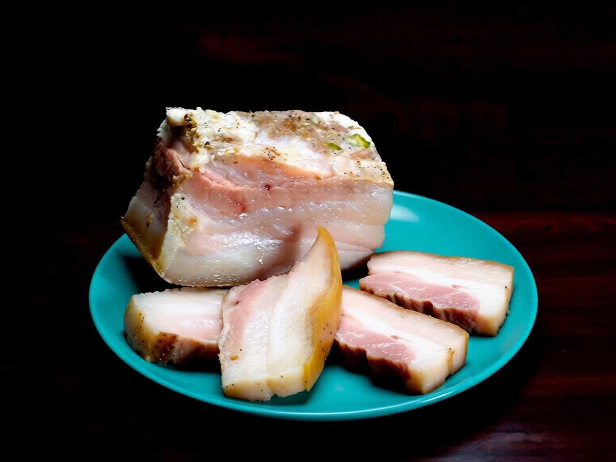 Копчёное сало су-вид