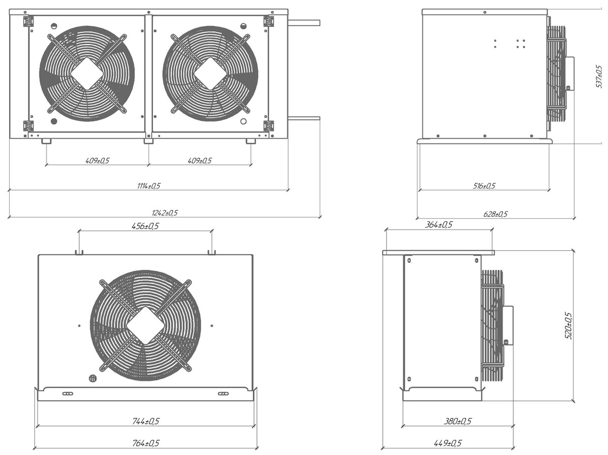 Чертеж Intercold LCM 434 FT