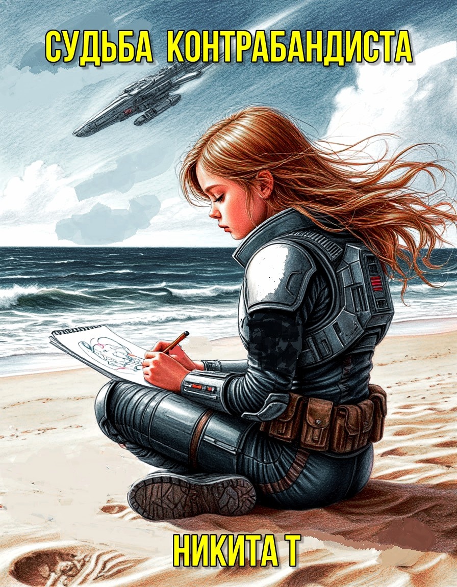 Обложка романа Никиты Т Судьба контрабандиста 2025 года