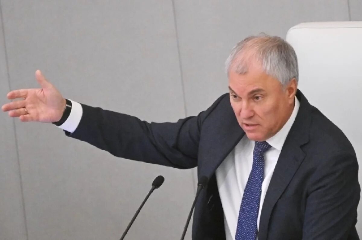    Володин: в России никто не собирается повышать пенсионный возраст