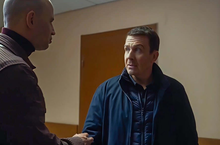 Антон Васильев на съёмках телесериала "Невский--8"