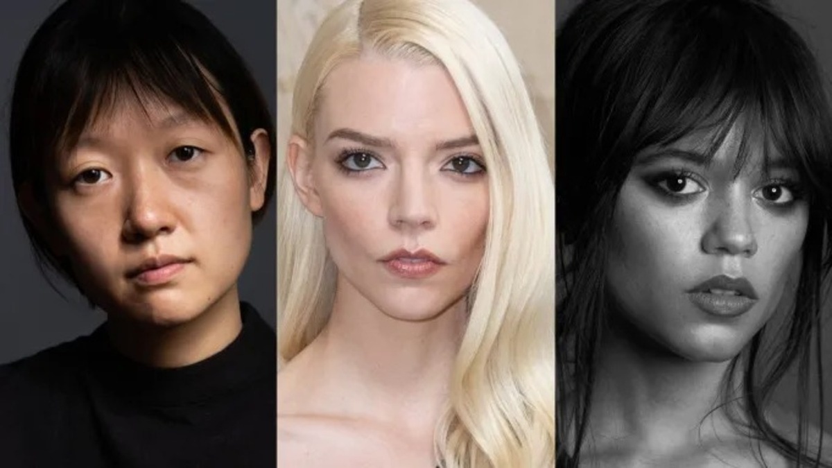 Селин Сон, Аня Тейлор-Джой и Дженна Ортега. Источник: Matthew Dunivan/Olivier Borde/Ben Cope