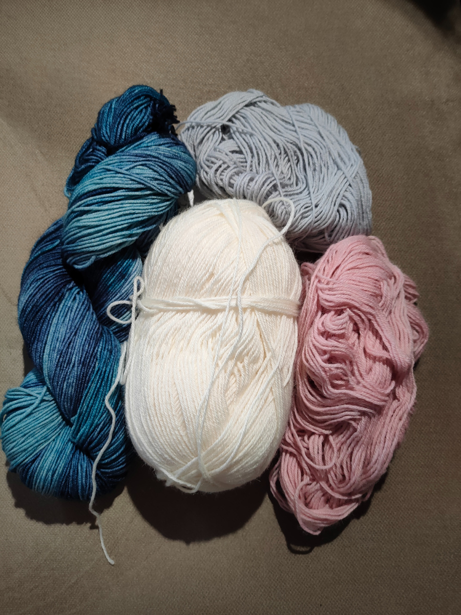 Подбор пряжи.