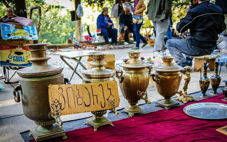 Рынок "Сухой мост" в Тбилиси, Грузия.