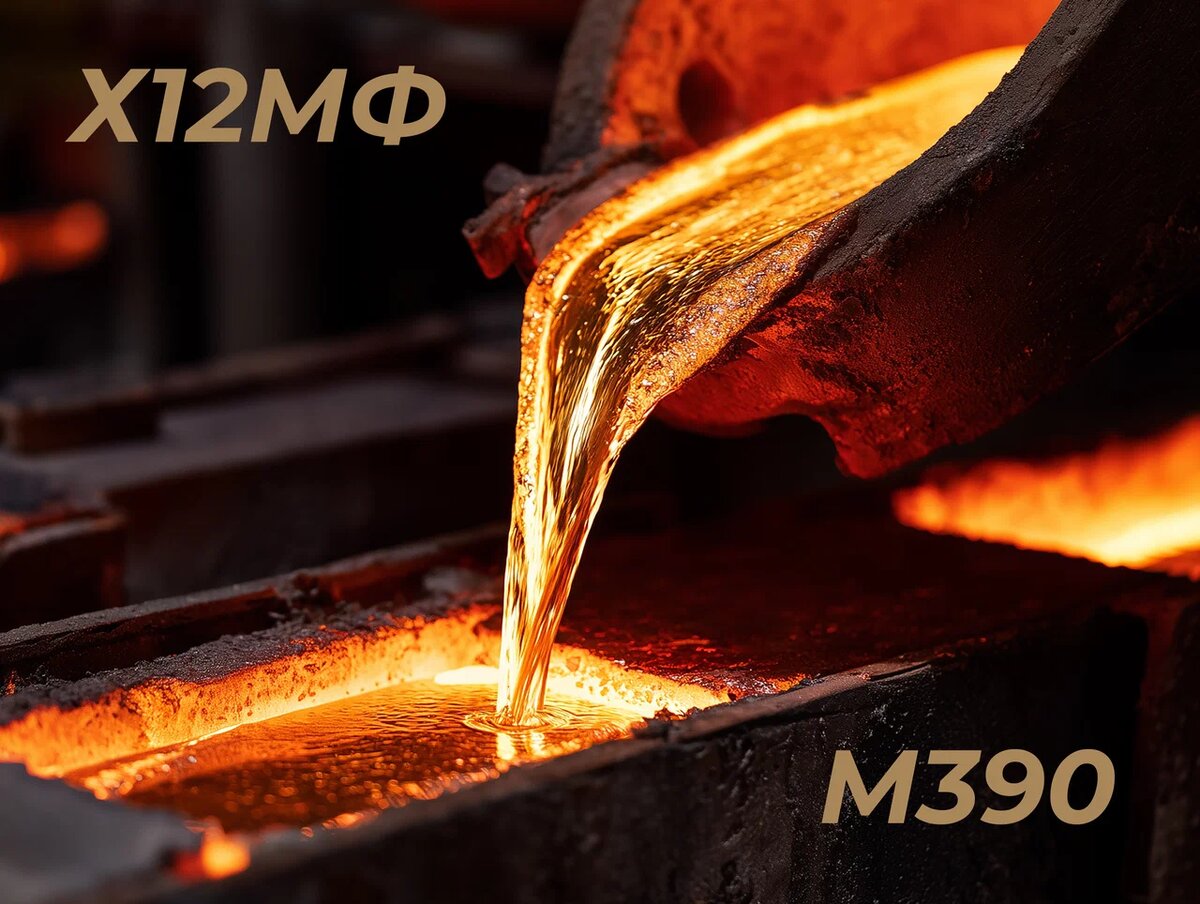 Х12МФ против М390 - разные весовые категории