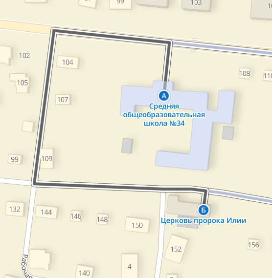 2GIS. Карта города Тайга.