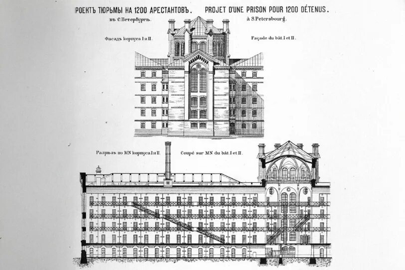 Проект тюрьмы. Архивное фото https://statearchive.ru/1196?utm_medium=organic&utm_source=yandexsmartcamera