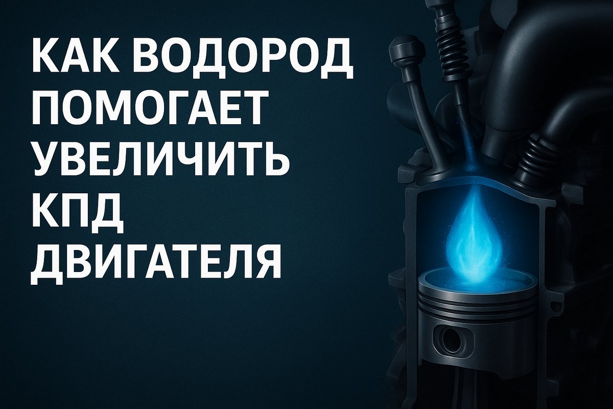 Как водород помогает увеличить КПД двигателя