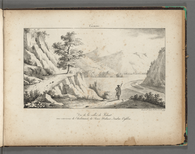 Edouard Taitbout de Marigny's illustrations in Circassia, 1821.