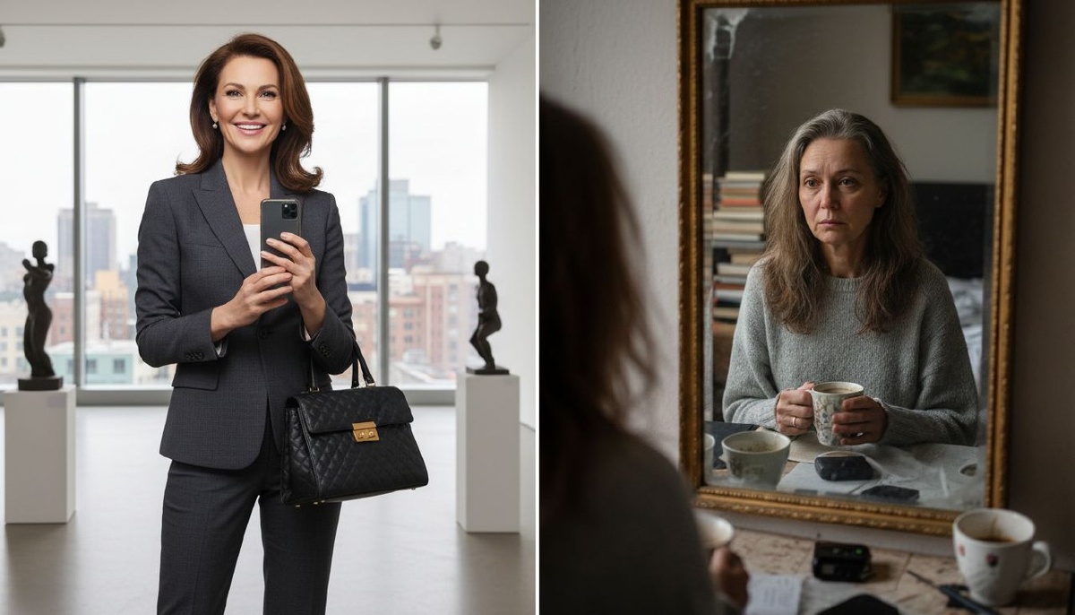 Встреча с сестрой после полугода разлуки обернулась болезненным откровением. Светлана в свои 45 выглядит как юная модель — подтянутая, сияющая, успешная. А я вижу в зеркале уставшую женщину с седыми корнями и глубокими морщинами.