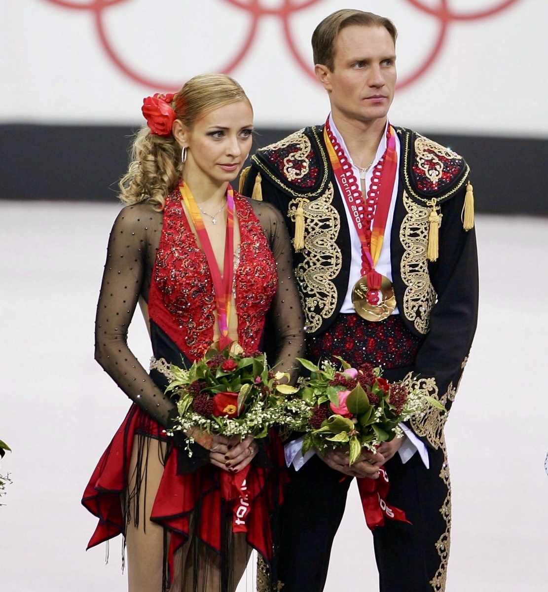 Татьяна Навка и Роман Костомаров (Фото: Vladimir Rys/Bongarts/Getty Images)