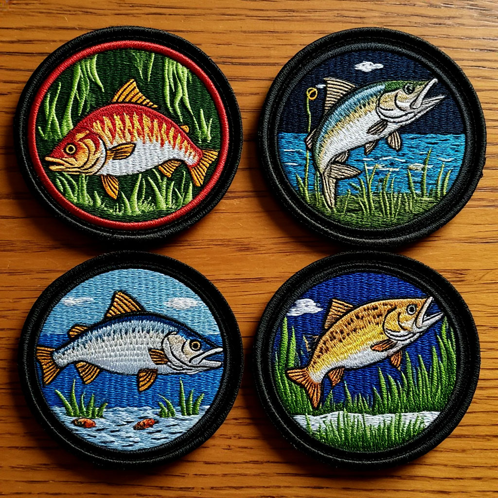 Нашивки на рыбалку и ...