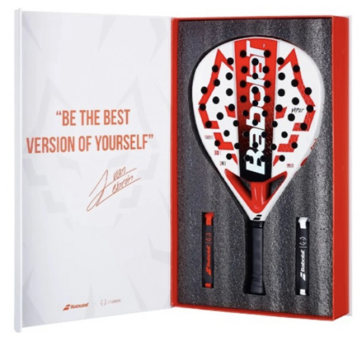 Падел ракетка Babolat Tech Viper Juan Lebron 2025 – создана для покорения вершин и воплощения чемпионских амбиций.