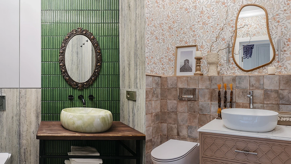 Слева проект Елены Максимовой. Справа проект Марии Казаковой и Маргариты Каманиной