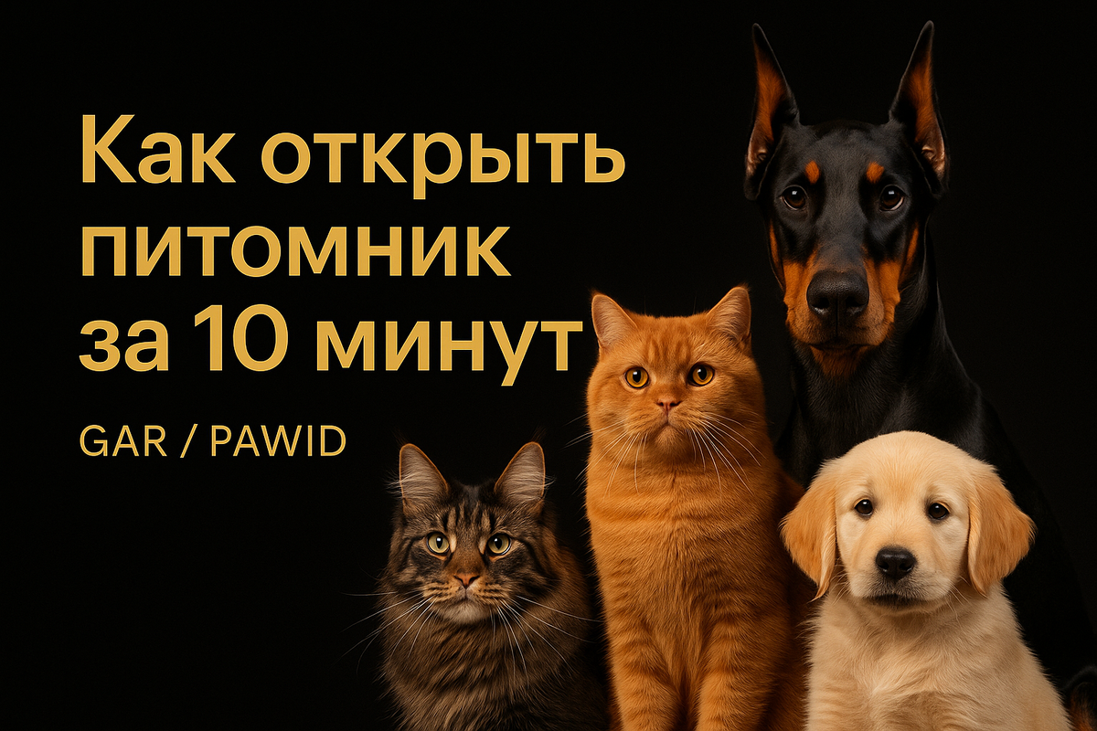 Официальный питомник без выставок и членства в клубе — реально? Да!