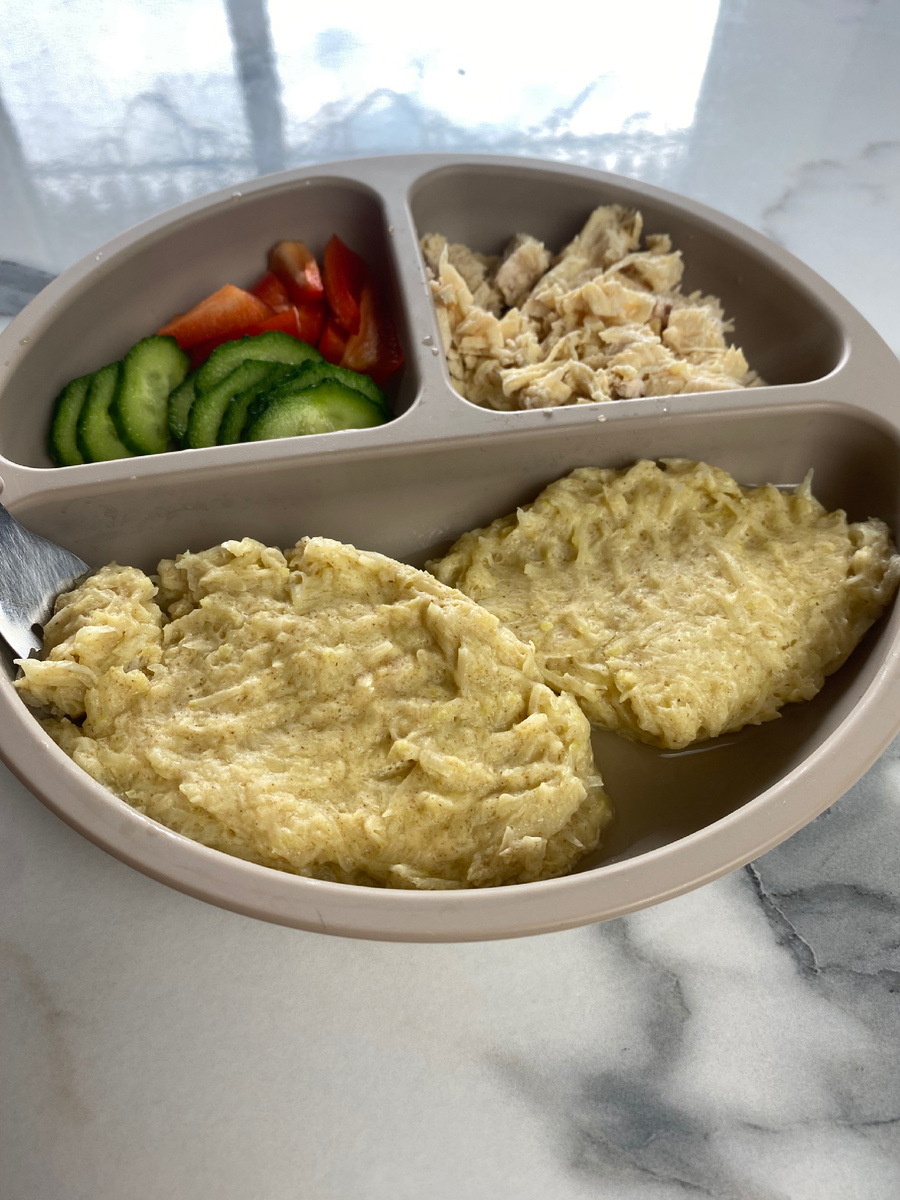 Кабачковые оладьи.