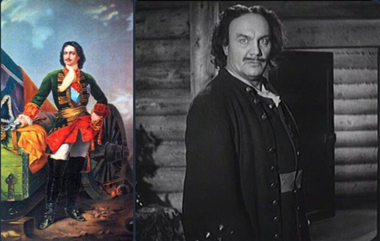 Н. Симонов создал хрестоматийный образ Петра, и внешне и энергетически похожий на его портретные изображения и исторические источники