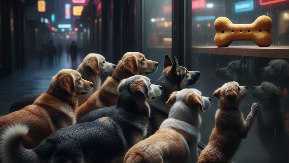 Лакомство за стеклом