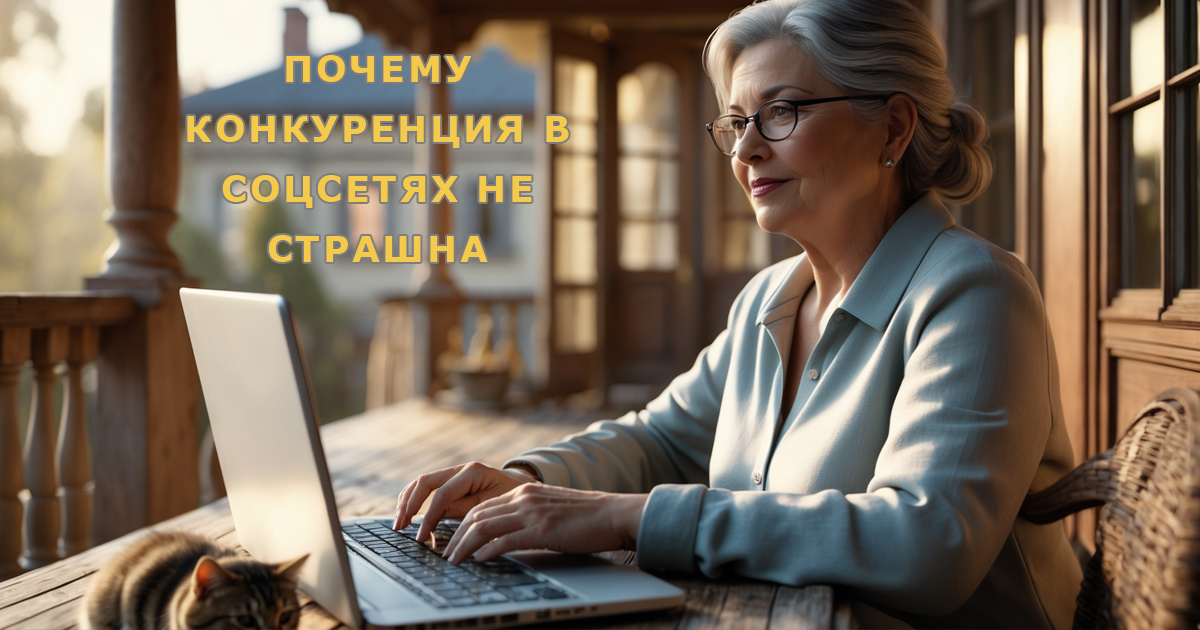 конкуренция в соцсетях не страшна, если вы остаётесь собой
