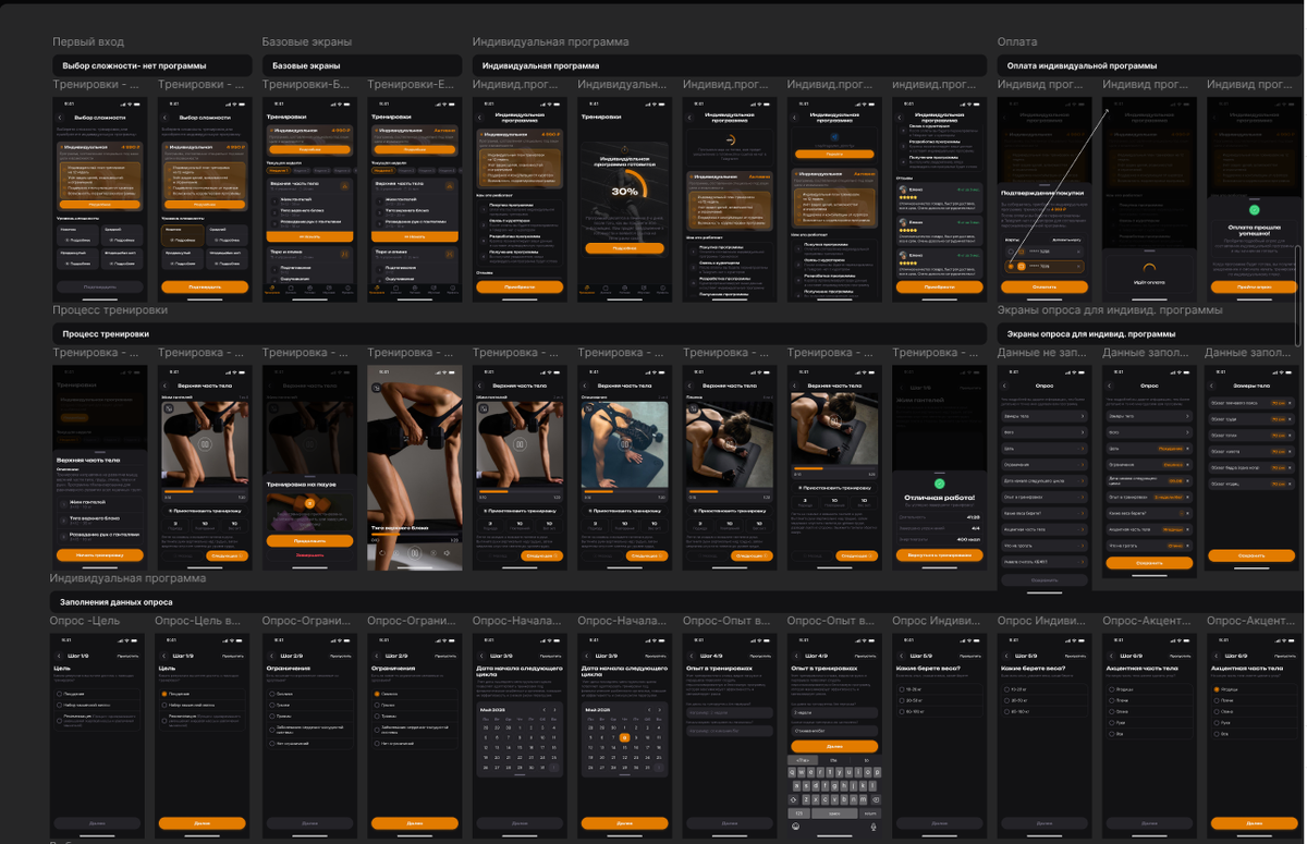 Фитнес-приложение с ИИ и аналитикой
