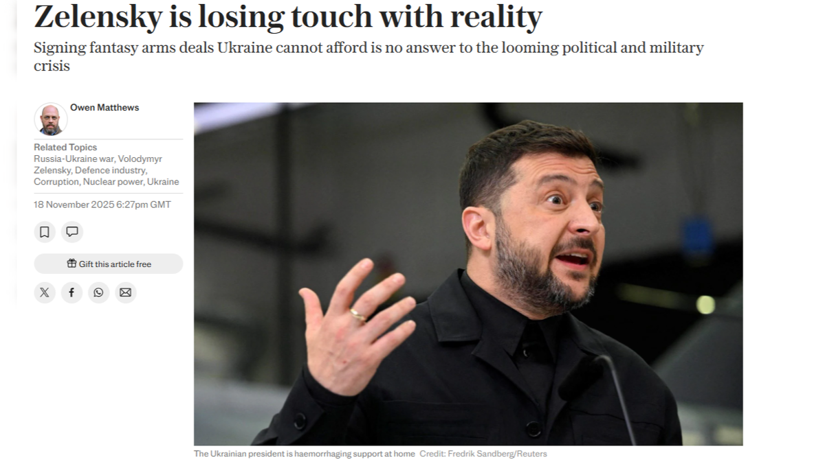 Скриншот: telegraph.co.uk