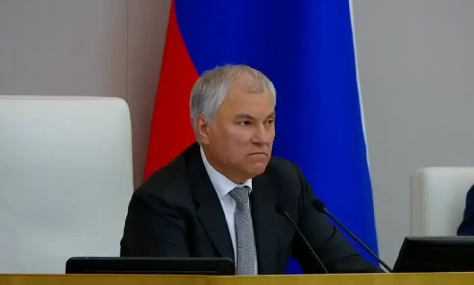    Вячеслав Володин. Фото: кадр из telegram-канала Вячеслава Володина