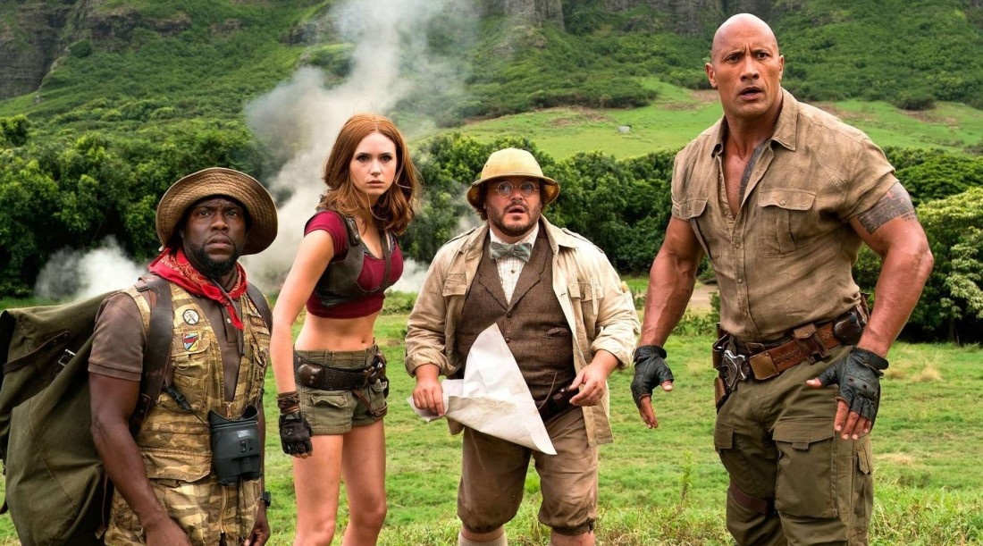     Кадр из фильма «Джуманджи: Новый уровень» (2019)