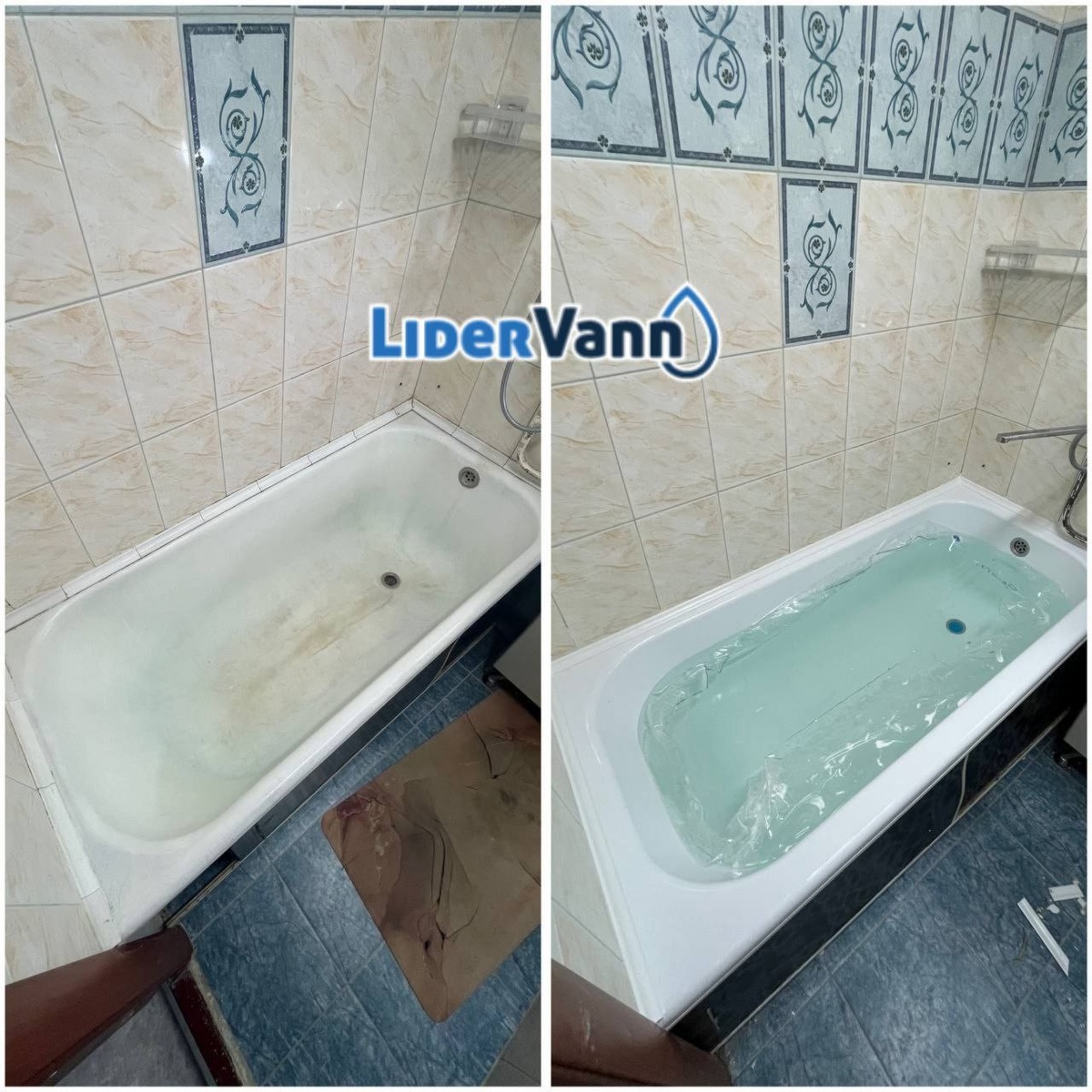 Акриловый вкладыш в ванну