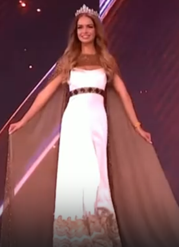 Анастасия Венза/ Скриншот трансляции конкурса «Мисс Вселенная»