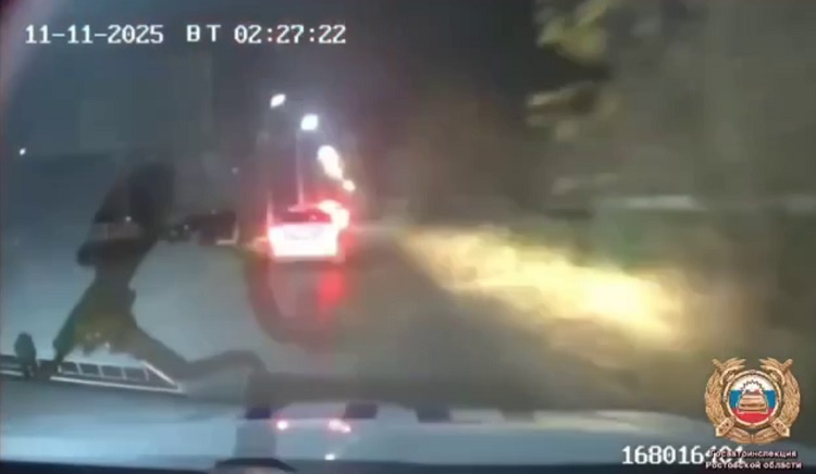    На фото стоп-кадр видеоматериала Госавтоинспекции РО Татьяна Пшеничная