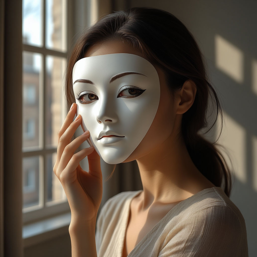 А что, если за маской ничего нет? А что подумают другие?