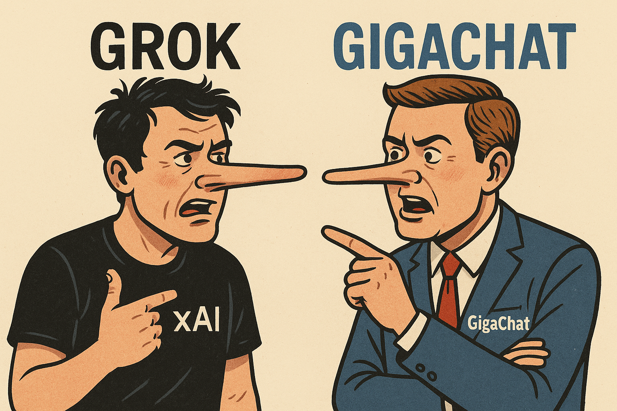 Grog против GigaChat. Спойлер: ничья.