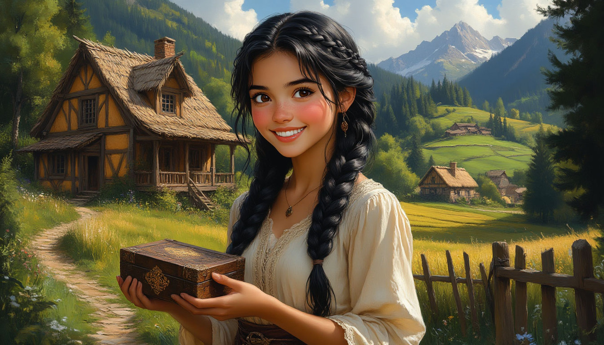 Девица неописуемой красоты.