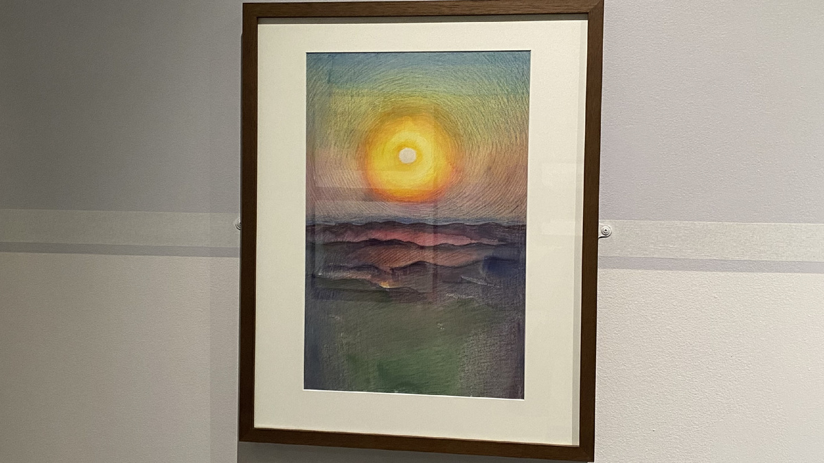 Эрик Булатов, "Солнце. Остров Анзер"(1965)