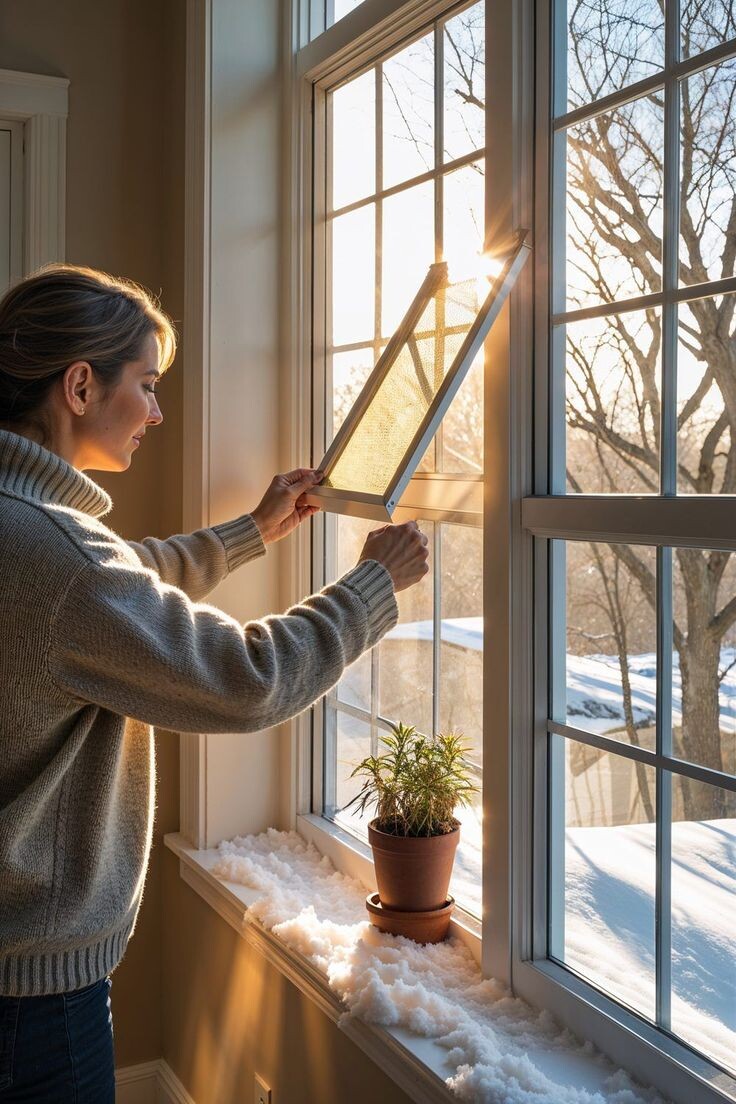 Как подготовить окна к зиме и не замерзнуть (фото ru.pinterest.com)