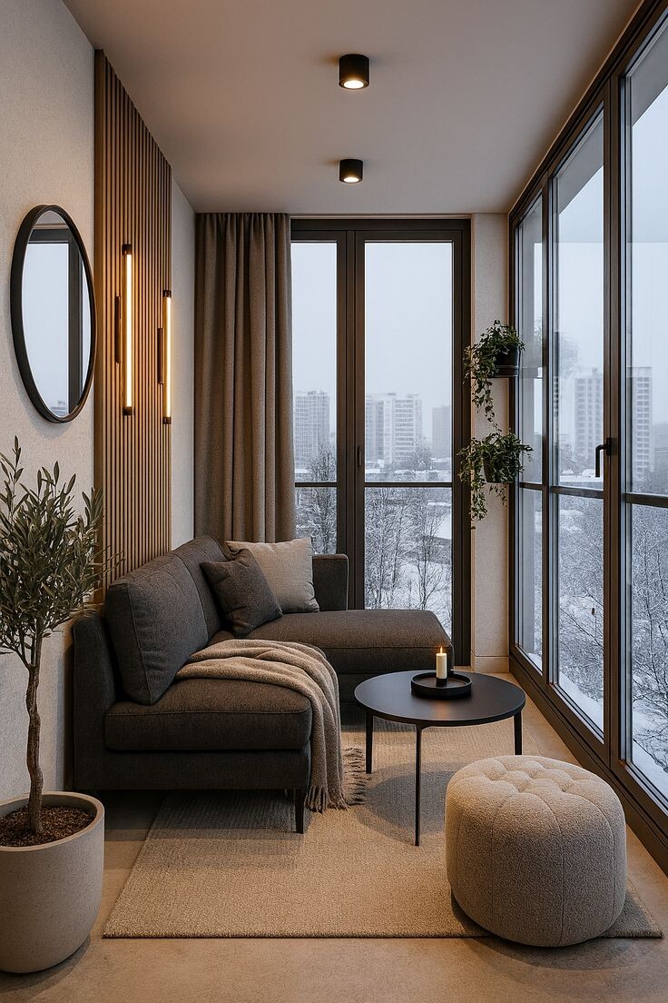 Утепление и обшивка балконов (фото ru.pinterest.com)