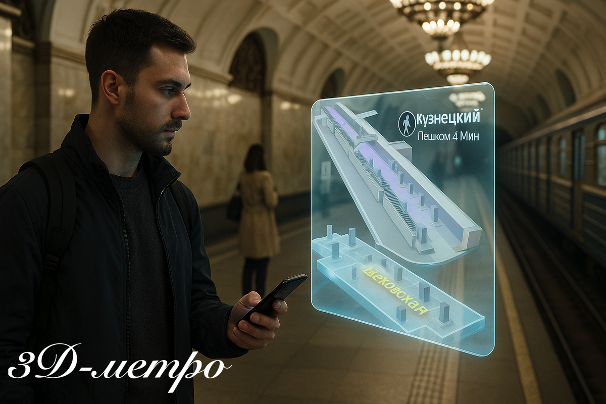 Художественный нейро-арт коллаж