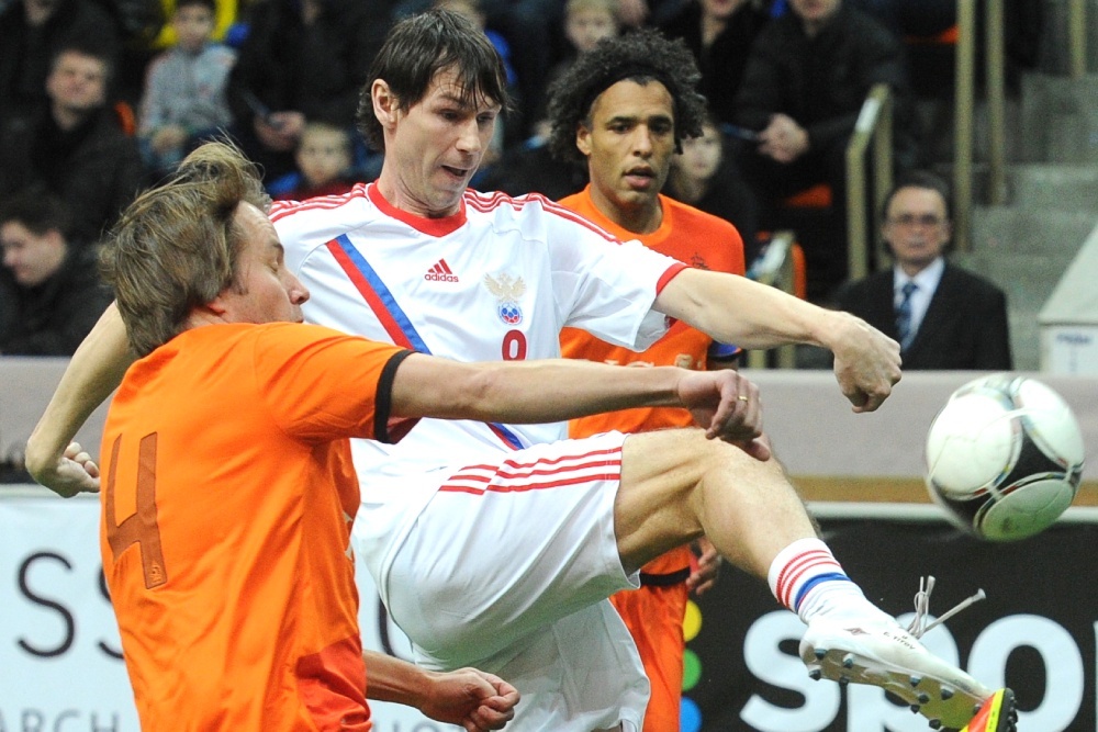    Егор Титов запомнился прежде всего как легенда "Спартака", но и в сборной России он не терялся. / РИА Новости