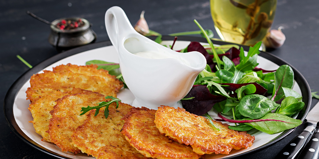 Картофельные драники с хрустящей корочкой