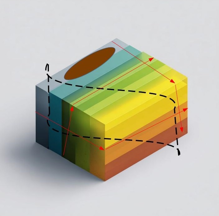 Я целый час возилась с этим цветным параллелипипедом.
