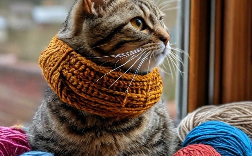 Кошачья тема в вязании: идеи для милых изделий крючком и спицами